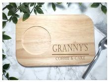 Personalised Engraved Wooden Drink & snack Board -