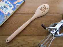 Wooden spoon- engraved - Ow Do - Yorkshire Slang