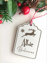 Christmas Gift Tag - Personalised - Wooden Engraved.