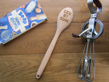 Wooden spoon- engraved - Eeh By Gum - Yorkshire Slang