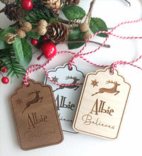 Christmas Gift Tag - Personalised - Wooden Engraved.