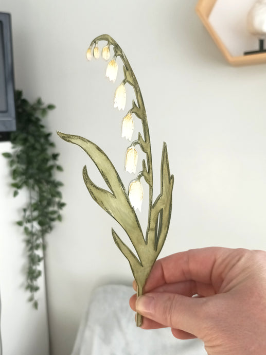 Laser Cut Wooden Lily Of The Valley - Flower - May