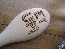 Wooden spoon- engraved - Ey Up