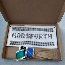 Horsforth Road Sign Stitch Kit – DIY Embroidery Craft Set | Yorkshire Gifts | Handmade Home Decor Kit