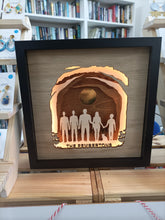 Personalised Family Silhouette 3D Shadow Frame
