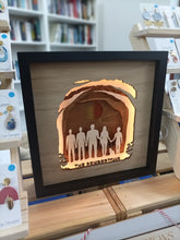 Personalised Family Silhouette 3D Shadow Frame