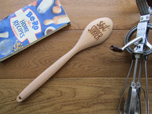 Wooden spoon- engraved - Shit Stirrer