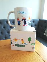 Personalised mug with your childs drawing- kids drawing on a mug- special gift.