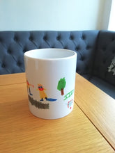 Personalised mug with your childs drawing- kids drawing on a mug- special gift.