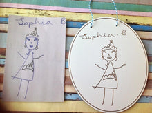 **custom order** have your childs drawing engraved onto a plaque - Fred And Bo