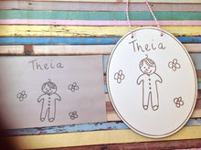 **custom order** have your childs drawing engraved onto a plaque - Fred And Bo