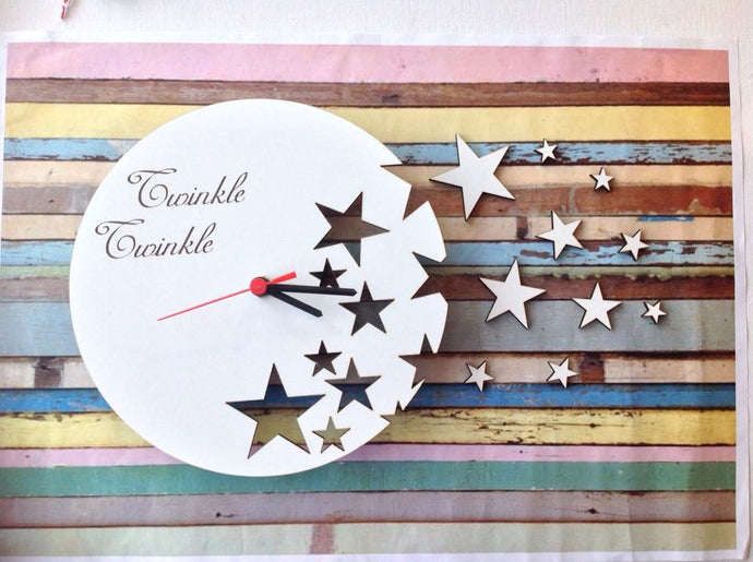 Twinkle Twinkle infinity star clock - Fred And Bo