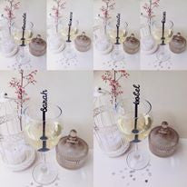 Personalised Swizzle Stick Cocktail Drink Stirrer - Fred And Bo
