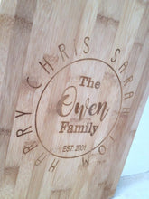 Chopping board- Engraved Bamboo Chopping Board - Fred And Bo