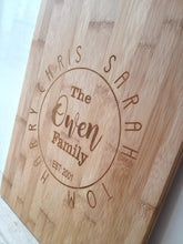 Chopping board- Engraved Bamboo Chopping Board - Fred And Bo