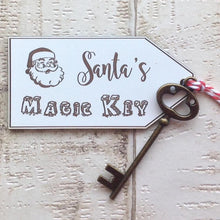 Santa's Magic Key laser engraved and laser cut - Fred And Bo