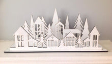 Winter Village christmas scene laser cut - Fred And Bo