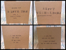 Hand stamped card "you are somebody's reason to smile" valentine - Fred And Bo