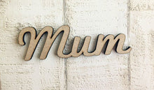 Mummy mum nanna nanny grandma wooden word craft blank - Fred And Bo