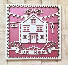 Our Home Laser Cut plaque - Fred And Bo