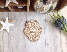 Owl laser cut plaque - Fred And Bo