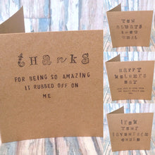 Hand stamped card "Like mother like daughter" - Fred And Bo