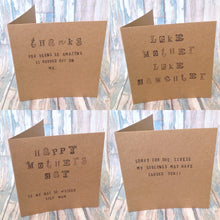 Hand stamped card "From your favourite child" - Fred And Bo