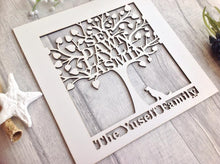 Family tree laser cut - personalised family gift - Fred And Bo