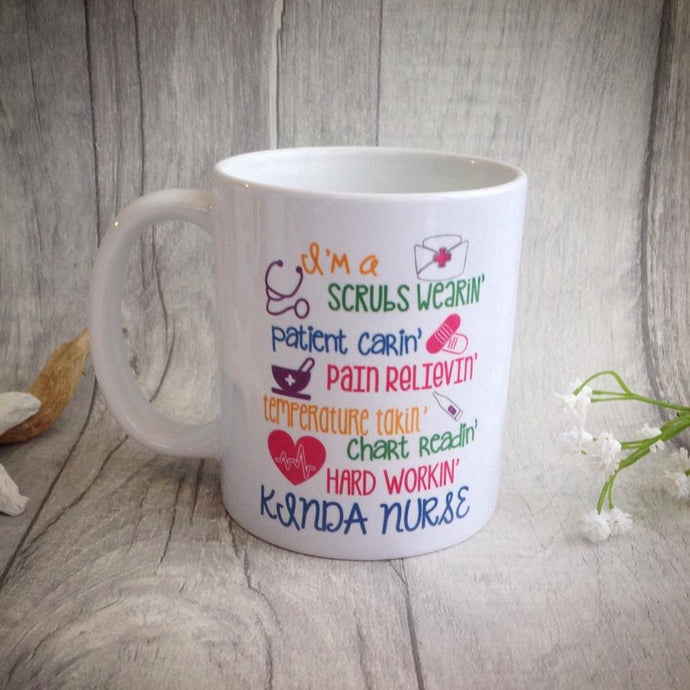 Printed mug -Nurse quote ceramic mug - Fred And Bo
