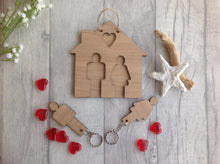 His and Hers wooden house key holder - Fred And Bo