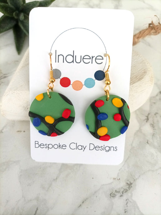 Induere - Christmas Lights Earrings #188