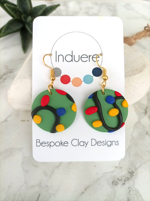 Induere - Christmas Lights Earrings #184