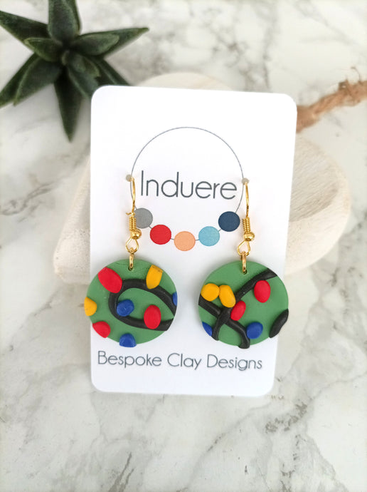 Induere - Christmas Lights Earrings #181