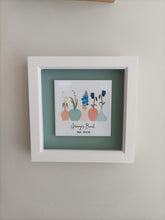 Birth Month Gift - Granny's Bunch - Framed Printed Tile - Mother's Day Gift
