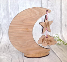 Baby moon star & Cloud - New baby personalised gift - Fred And Bo