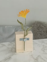 Laser Cut Wooden Aster - Flower In A Test Tube - Birth Month Flower Gift