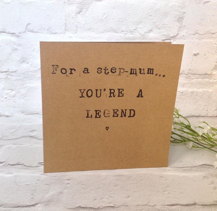 Hand stamped card 