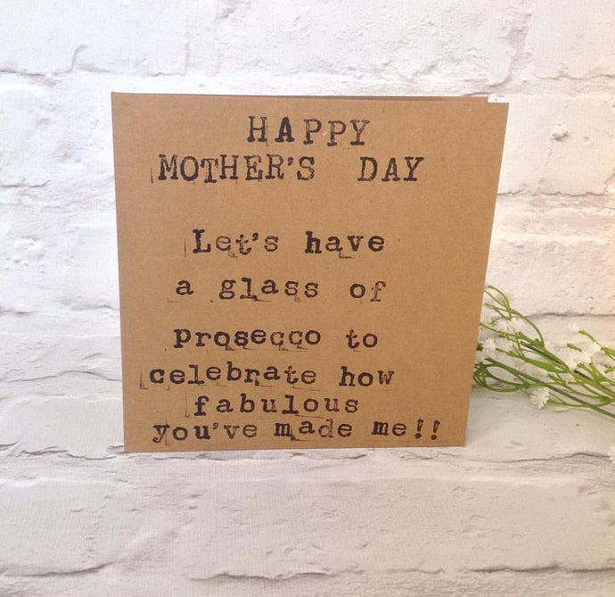 Hand stamped card 