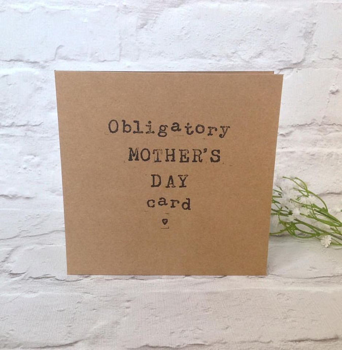 Hand stamped card 