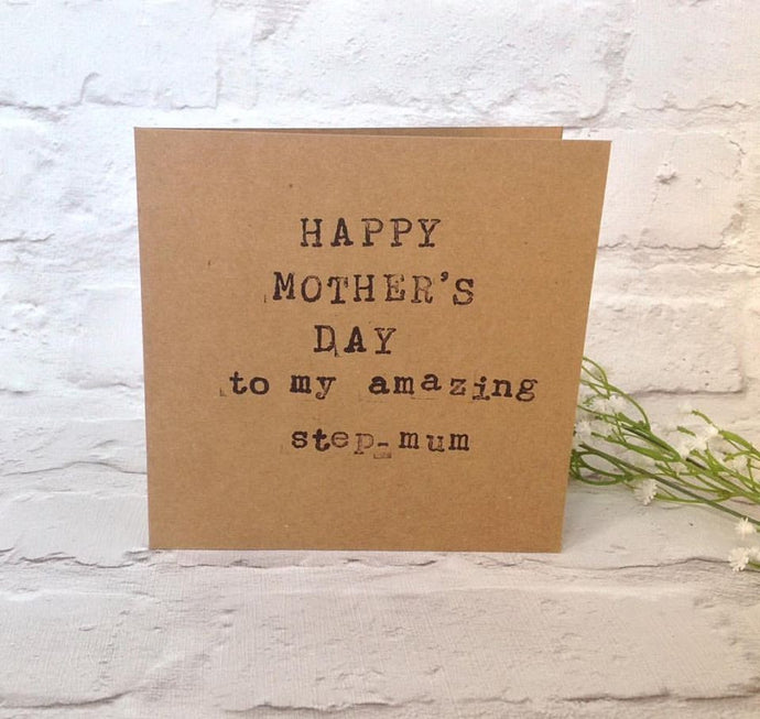 Hand stamped card 