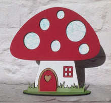 Toadstool mushroom fairy house laser cut nursery decor - Fred And Bo