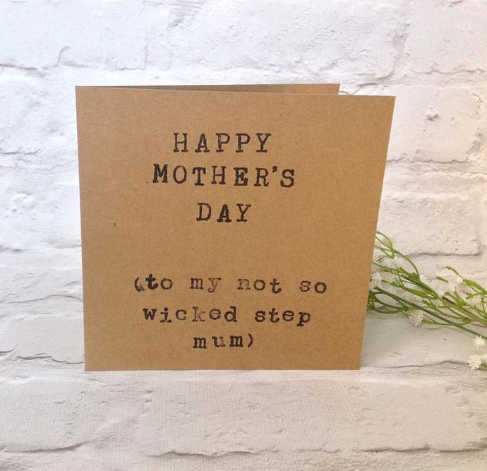 Hand stamped card 