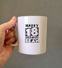 18th Birthday Personalised - ceramic mug- Travel mug - Water Bottle