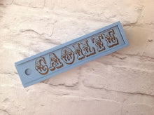 Wood pencil box / case - personalised painted pencil case - Fred And Bo
