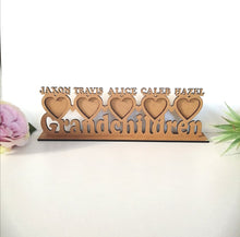 Personalised Grandchildren Photo Frame Stand