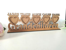 Personalised Grandchildren Photo Frame Stand