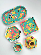 Run Free - Hexagon Coaster - Jesmonite - Eco Resin