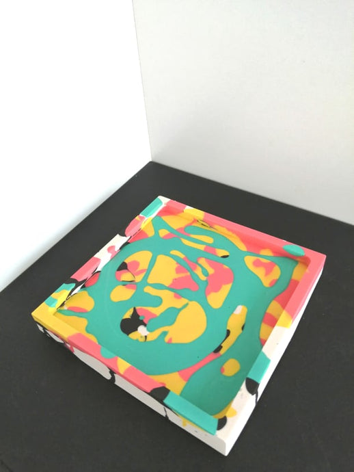 Run Free - Square Coaster - Jesmonite - Eco Resin