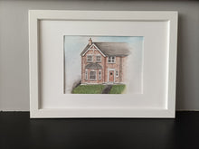 Watercolour Home Portrait, New house Traditional Illustration Painting