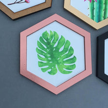 Hexagon wall art tile- set of 4 - Fred And Bo